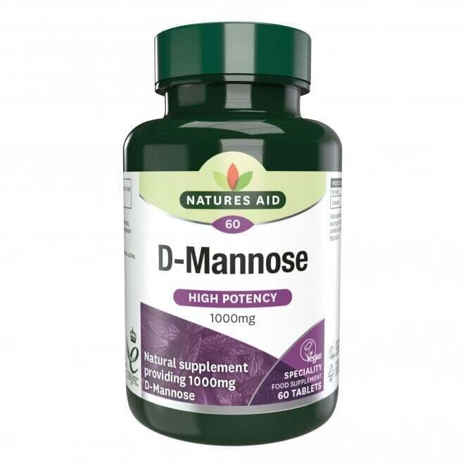 D-Mannosio (D-Mannosio) 1000mg 60 compresse NaturesAid