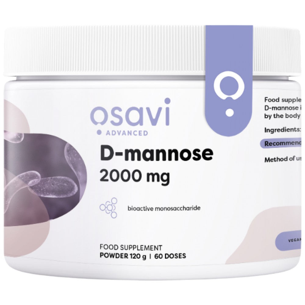 D-Mannosio in polvere 2000 mg - 120 grammi