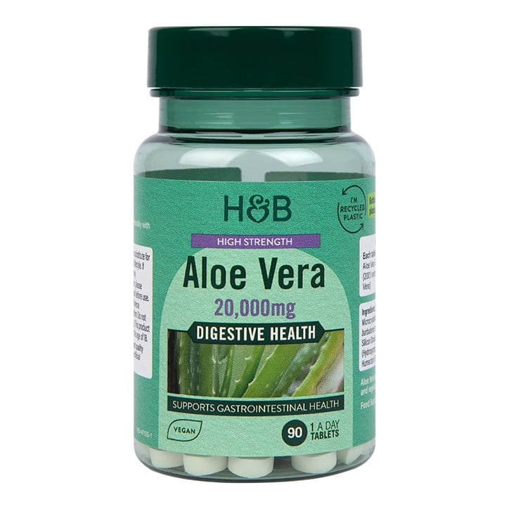 Aloe Vera Gel 20000 mg 90 compresse OLANDA & BARRETT