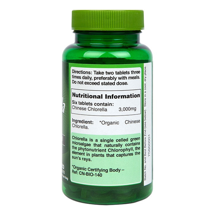 Clorella 500 mg/Cinese biologico - 120 Compresse
