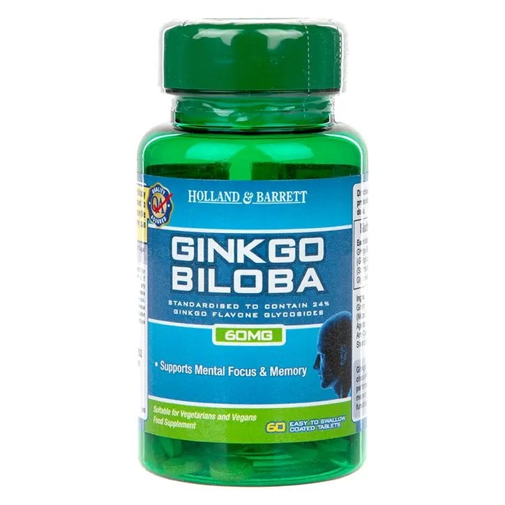 Ginkgo Biloba 60 mg - 60 Compresse
