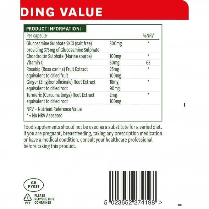 Glucosamina & Complesso di condroitina (glucosamina & Complesso di condroitina) 90 capsule NaturesAid