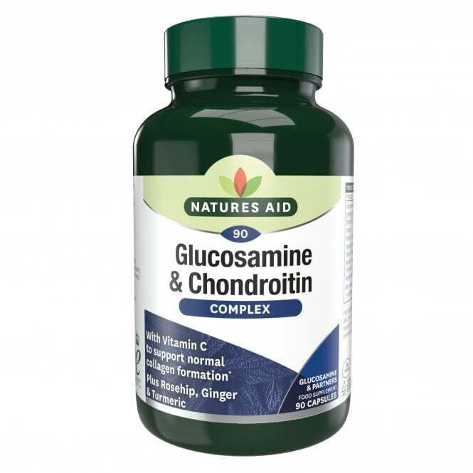 Glucosamina & Complesso di condroitina (glucosamina & Complesso di condroitina) 90 capsule NaturesAid