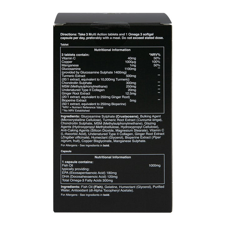 Formula esperta per articolazioni sane (Multi Action Joint Support) 90 compresse e 30 capsule OLANDA & BARRETT
