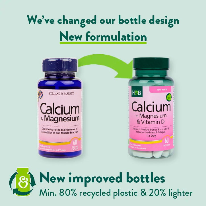 Calcio magnesio e vitamina D (Calcio, Magnesio & Vitamina D) 60 compresse OLANDA & BARRETT