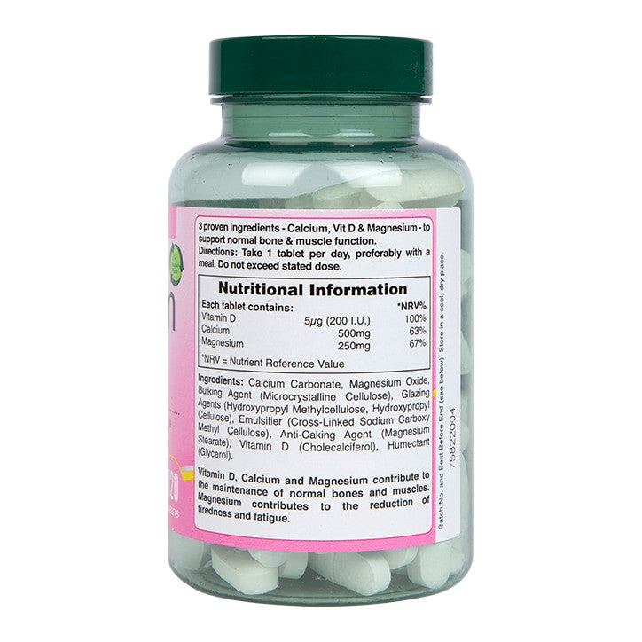 Calcio Magnesio con Vitamina D3 - 120 Compresse