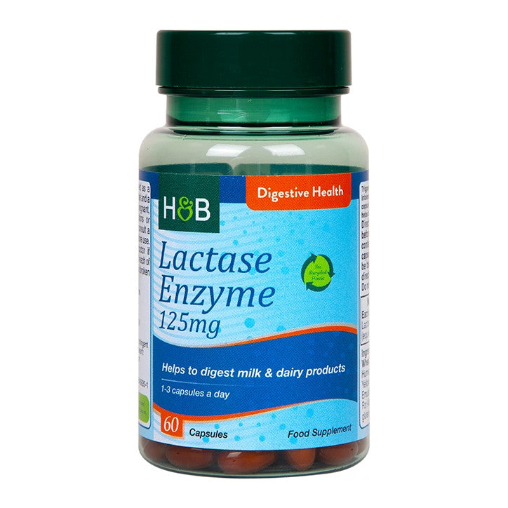 Enzimi lattasi (Super Lactase Enzyme) 125 mg 60 capsule OLANDA & BARRETT