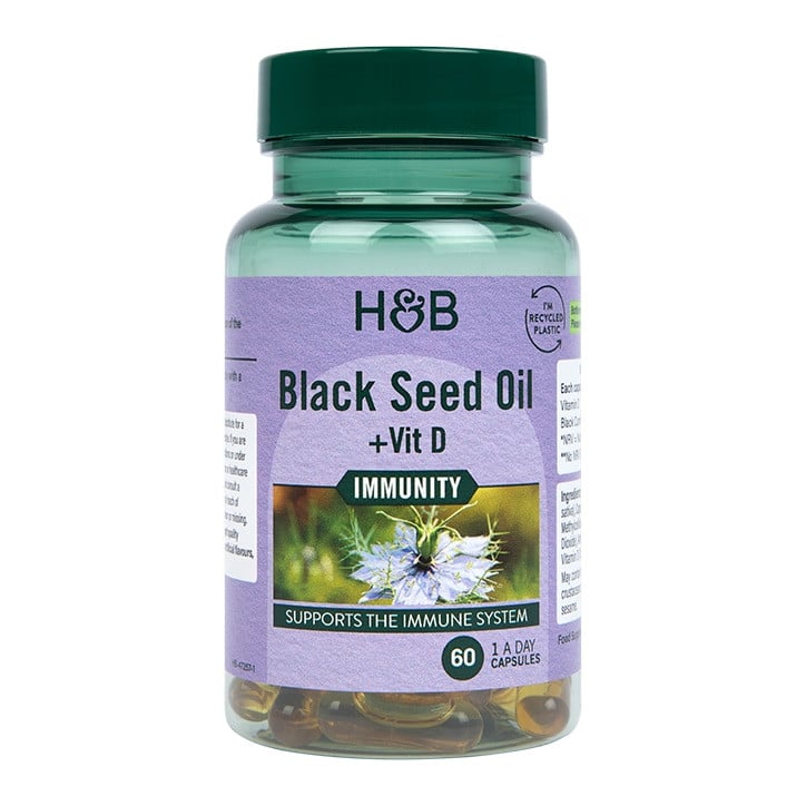 Olio di semi neri con vitamina D - 60 capsule