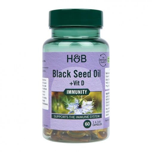 Olio di semi neri con vitamina D - 60 capsule