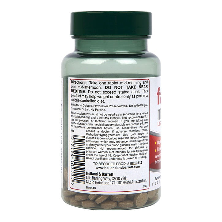 Formula Fat Metabolizer (Fat Metabolizer) 120 compresse OLANDA & BARRETT