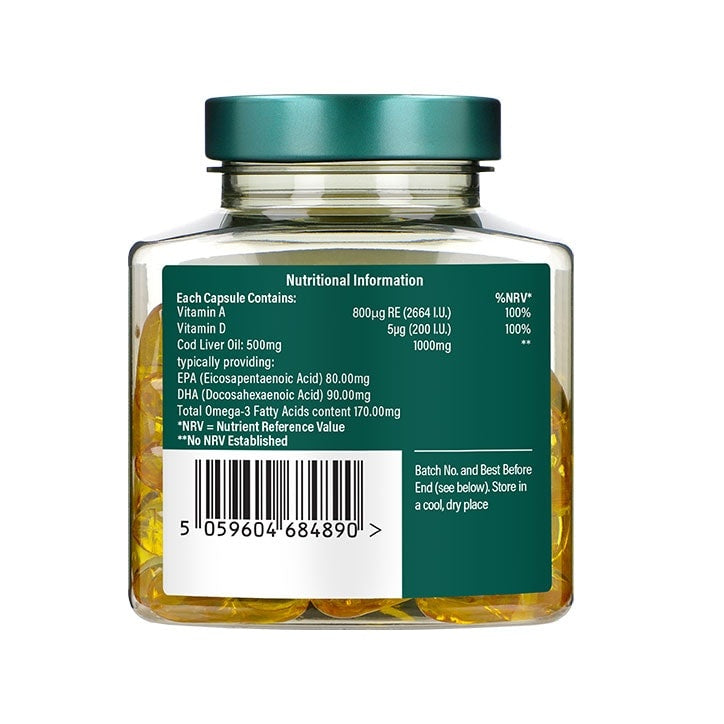 Olio di Fegato di Merluzzo 1000 mg - 60 Capsule gel