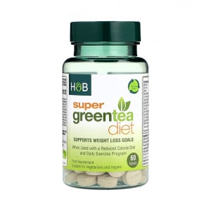 Super dieta del tè verde/bruciatore termogenico - 60 compresse