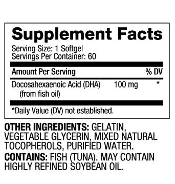 DHA 100 mg/60 capsule molli