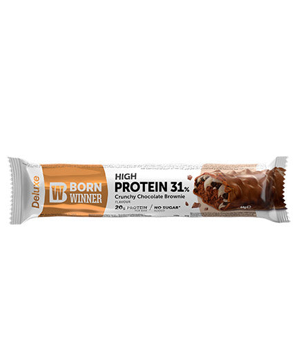 Barretta Deluxe Crunchy ad alto contenuto proteico al 31% - 64 grammi
