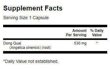 Radice di Dong Quai 530 mg - 100 capsule