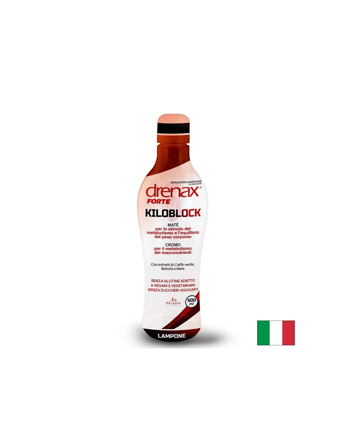 Formula dimagrante e brucia grassi - Drenax - Drenax® Forte con erba mate, caffè verde e cromo, 500 ml, 20 dosi
