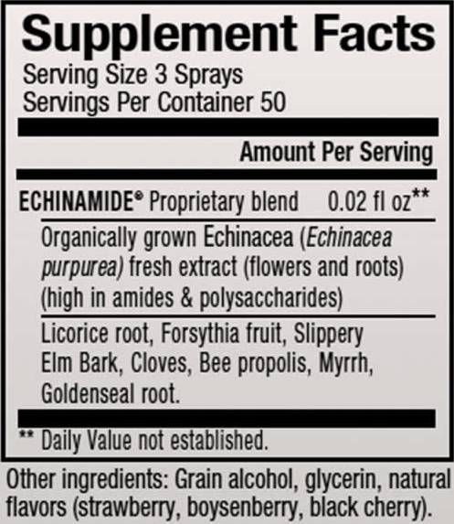 Formula spray per la gola di Echinamide® - 30 ml