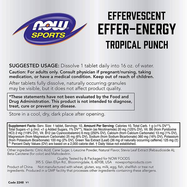 Effer-Energy/Energia Effervescente - 10 compresse solubili