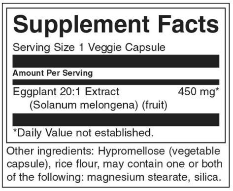 Estratto di Melanzana 20:1 450 mg - 30 capsule
