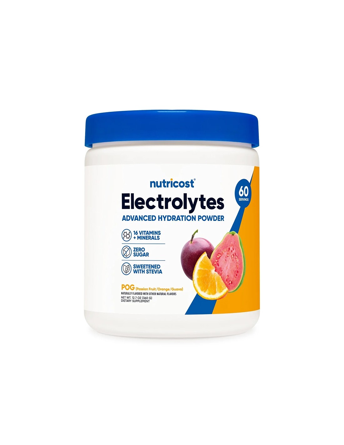 Equilibrio elettrolitico - Electrolytes Advanced Hydration, 360 g in polvere, gusto frutto della passione, arancia e guava