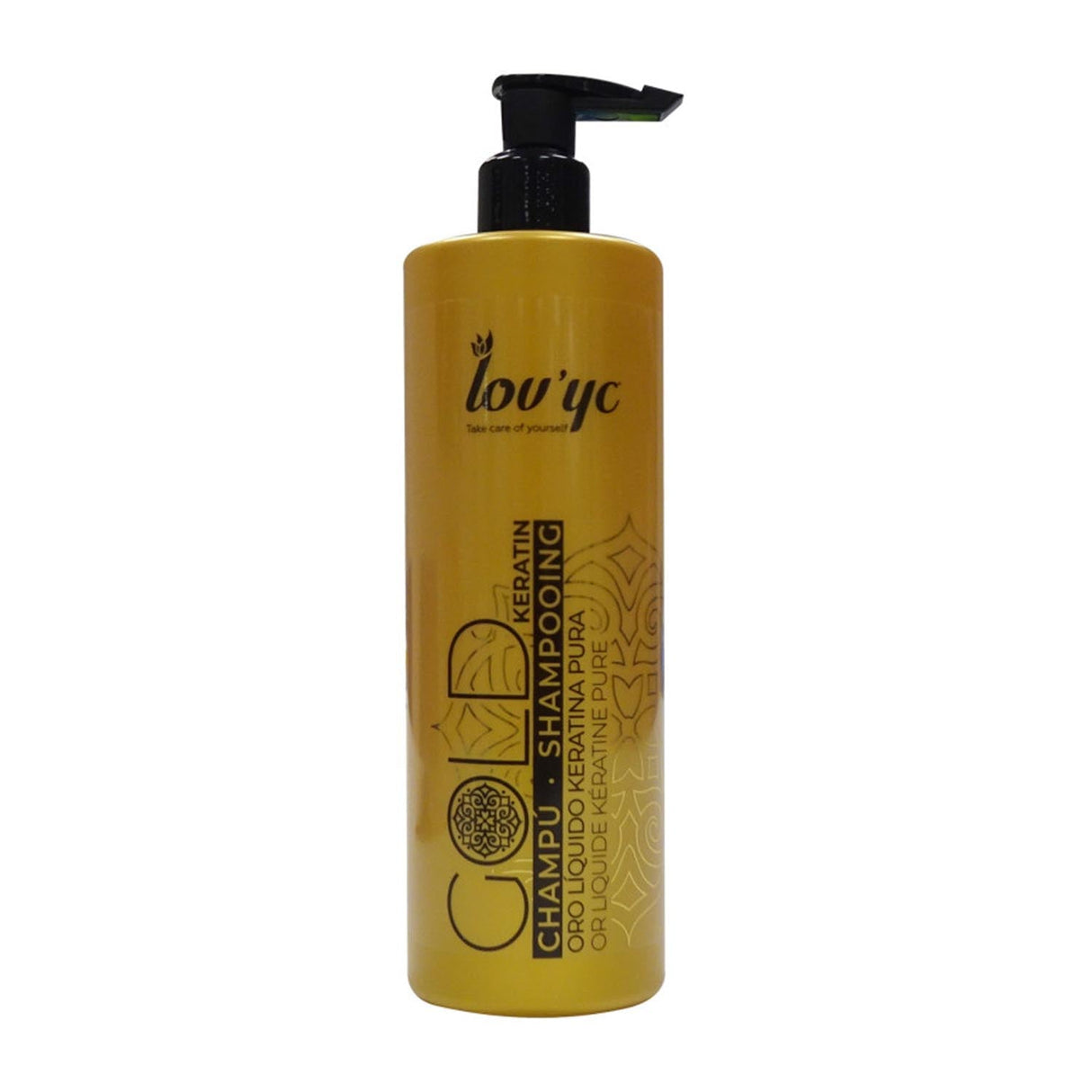 Elie Saab Lovyc Shampoo alla cheratina d'oro Cabello Seco 500ml