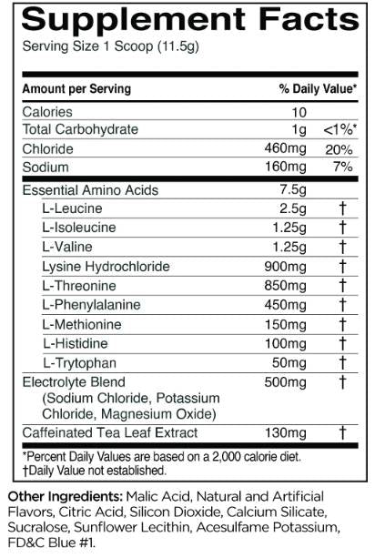 Aminoacidi essenziali 9 | Energia con caffeina - 345 grammi