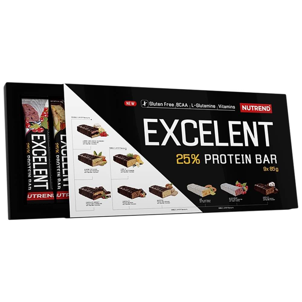 Set di barrette proteiche eccellenti 85 g 9 x 85 grammi