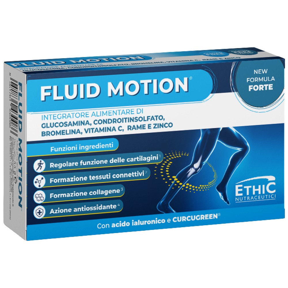 FLUID MOTION | con Bromelina & BCM95® Curcumina - 30 Compresse