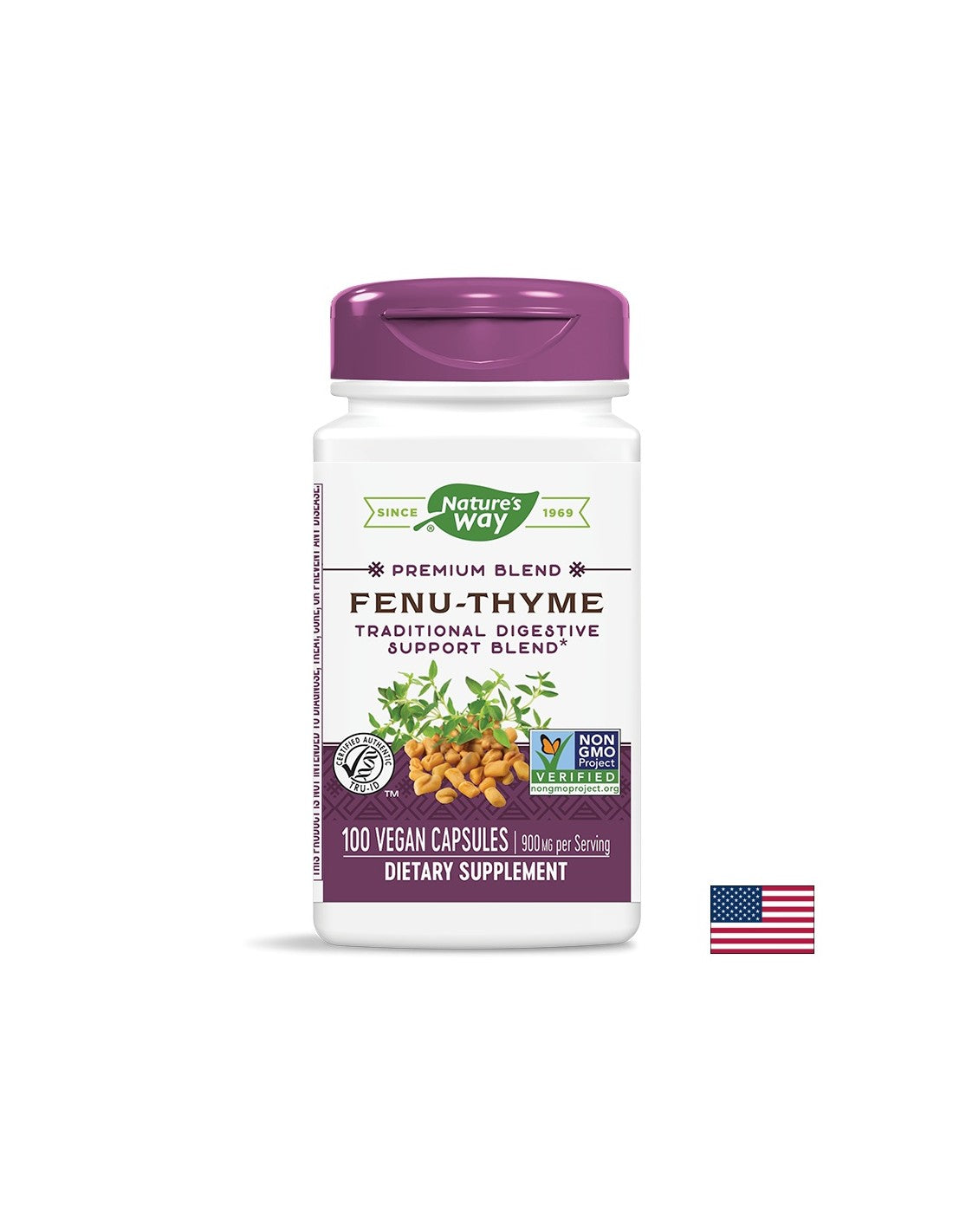 Fieno-Timo/Fieno greco e timo x 100 capsule Nature's Way
