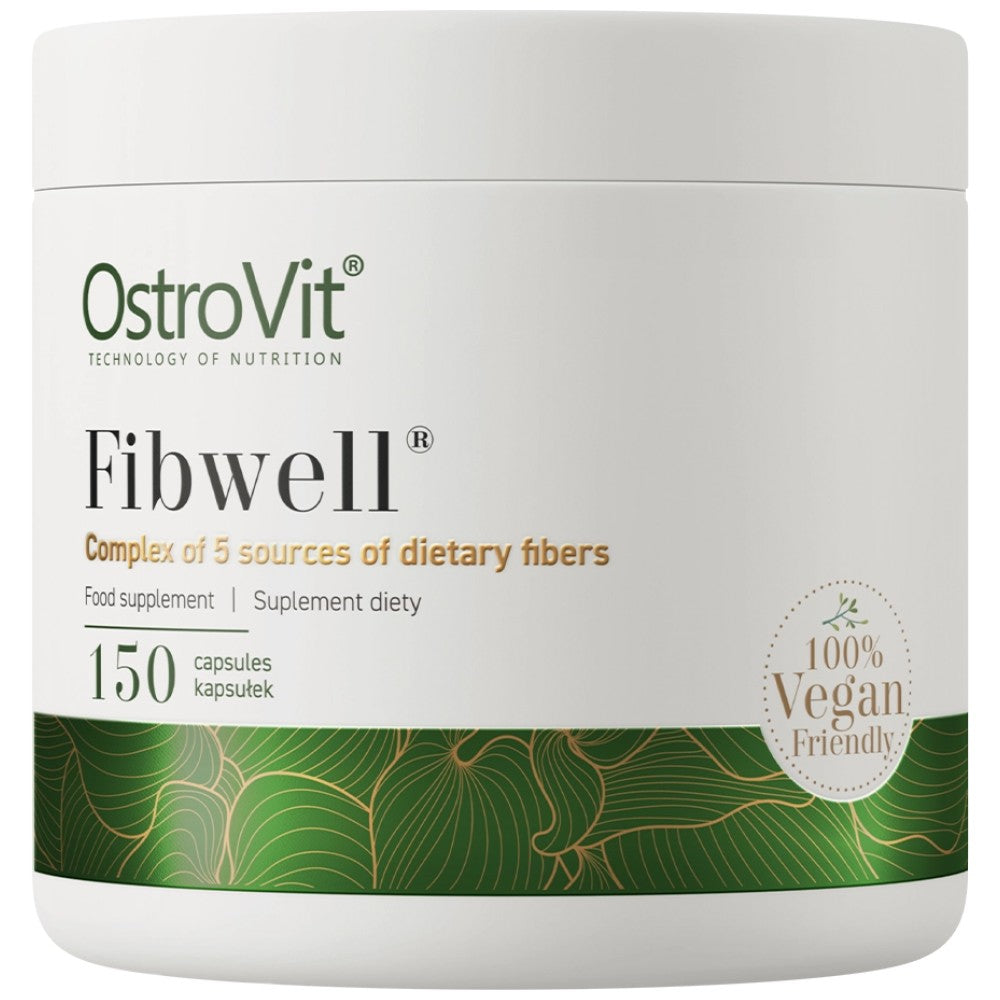 Cappucci Fibwell® | Complesso di 5 Fonti di Fibre Alimentari 150 capsule