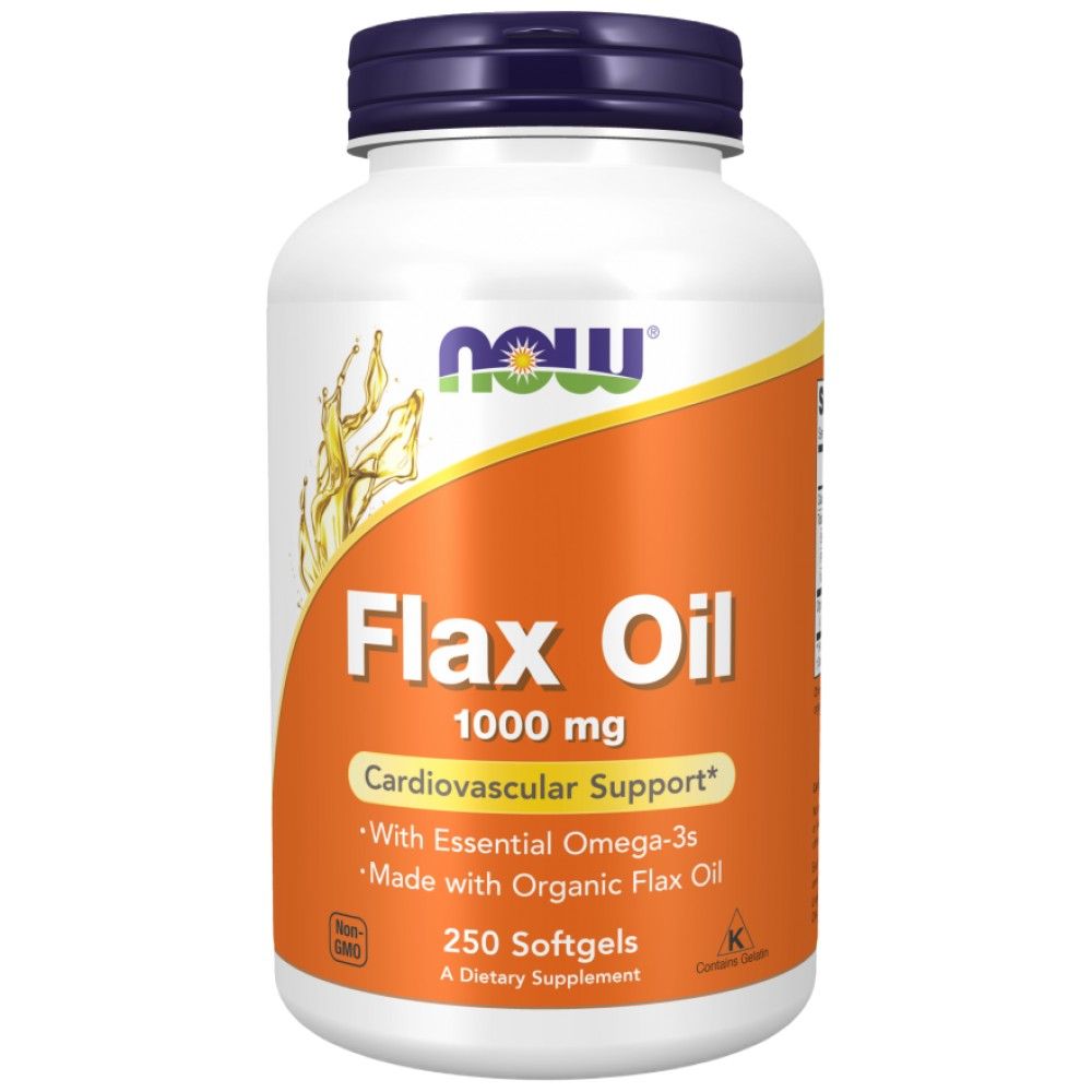 Olio di Lino Biologico 1000 mg - 100 Capsule gel