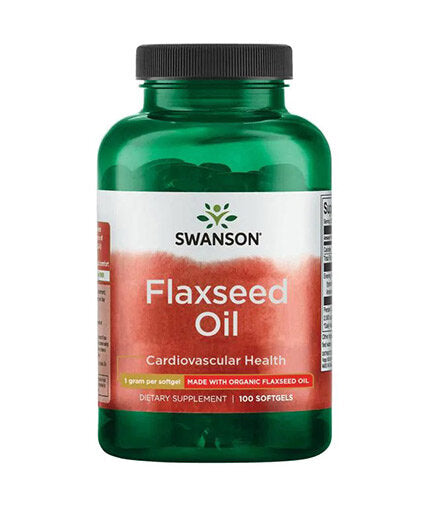 Olio di Semi di Lino 1000 mg - 100 Capsule Gel