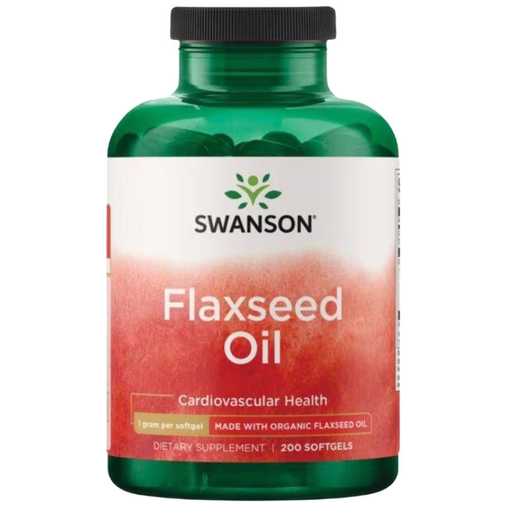Olio di Semi di Lino 1000 mg - 200 Capsule Gel