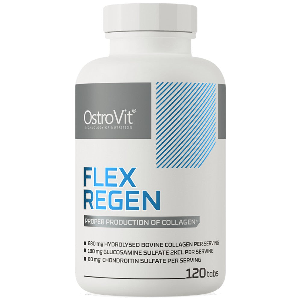 Flex Rigenerazione | Collagene + Glucosamina, Condroitina, MSM, Acido Ialuronico 120 Compresse