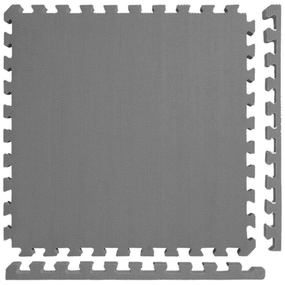 Puzzle con tappetino in schiuma 60 x 60 x 0,8 cm | Pavimento per esercizi 4 pz.