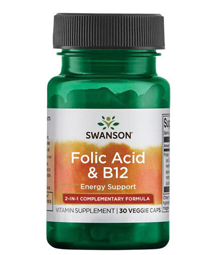 Acido folico & B12 - 30 capsule