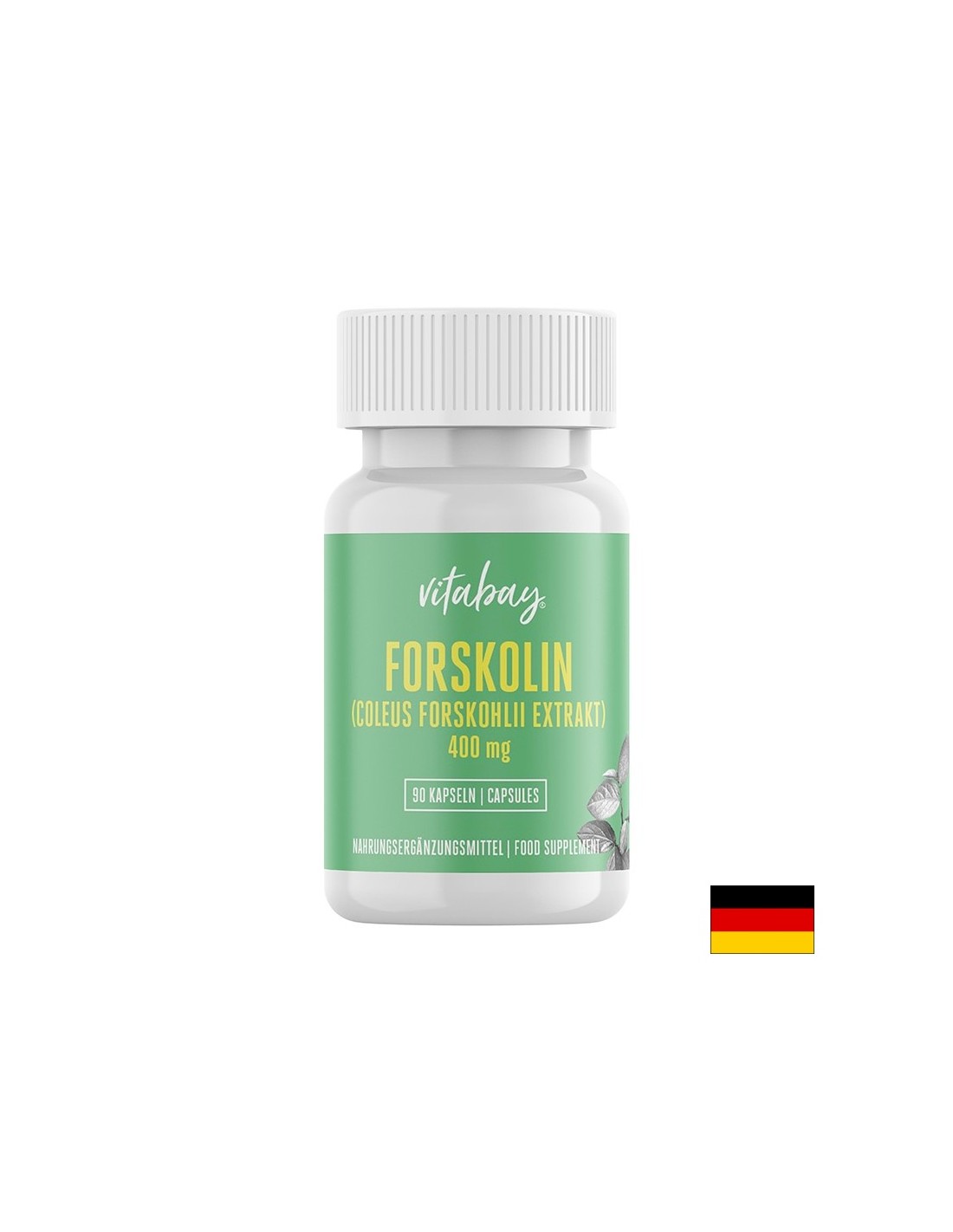 Forskolina, Coleus Forskohlii Extrakt - Forskolina (Estratto di Coleus Forskohlii) 400 mg, 90 capsule <tc>Vitabay</tc>