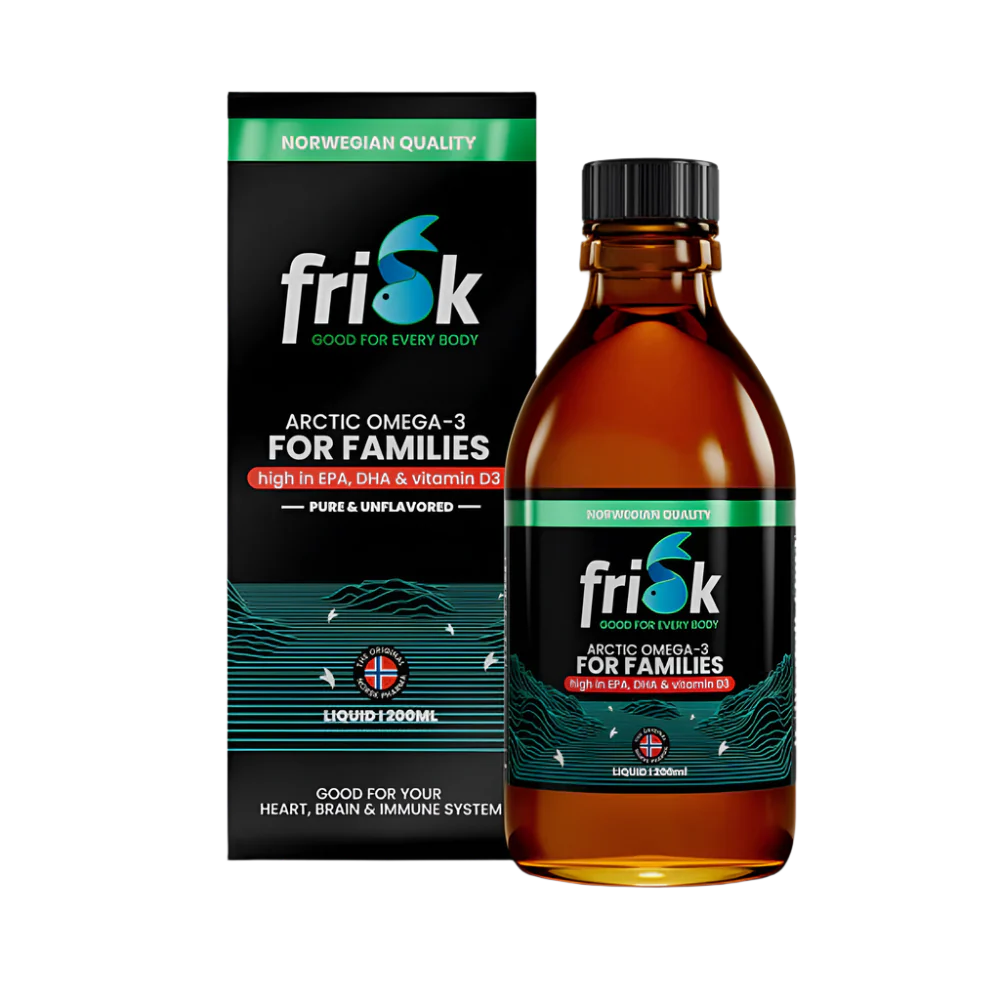 Liquido artico-liquido omega-3-sapore naturale/100% di merluzzo selvatico dalla Norvegia-200 ml