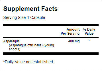 Asparagi a spettro completo/Giovani germogli - 60 capsule