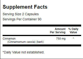 Cannella a spettro completo 375 mg - 180 capsule