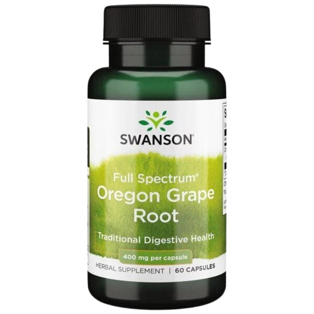 Radice d'uva dell'Oregon a spettro completo 400 mg 60 capsule