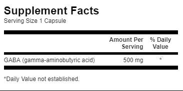 GABA 500 mg - 100 capsule