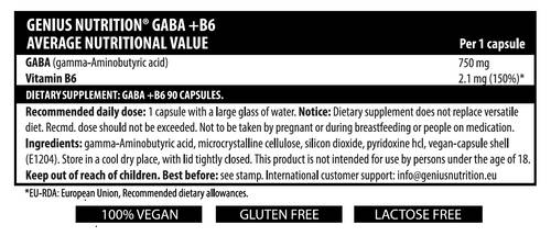 GABA 750 mg + B6 - 90 capsule