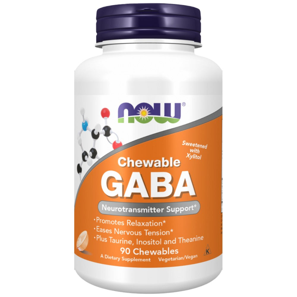 GABA masticabile | con taurina, inositolo & Teanina - 90 compresse masticabili