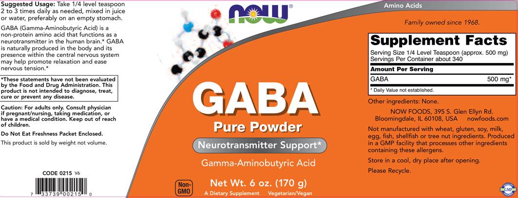 Polvere di GABA - 170 grammi