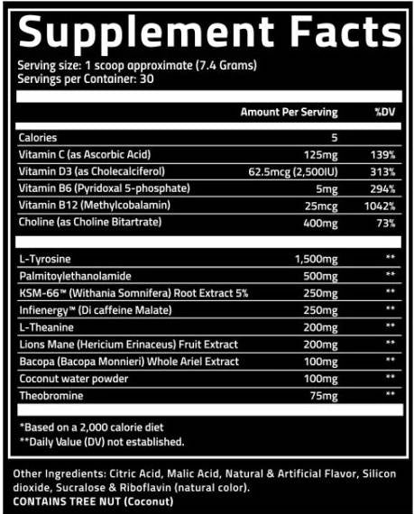 GLHF Energia per giocatori - 222 grammi