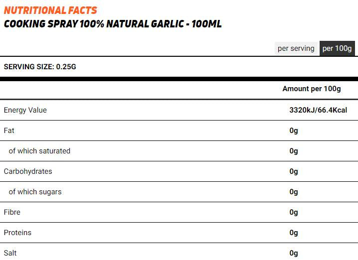 Aglio/Spray da cucina - 250 ml