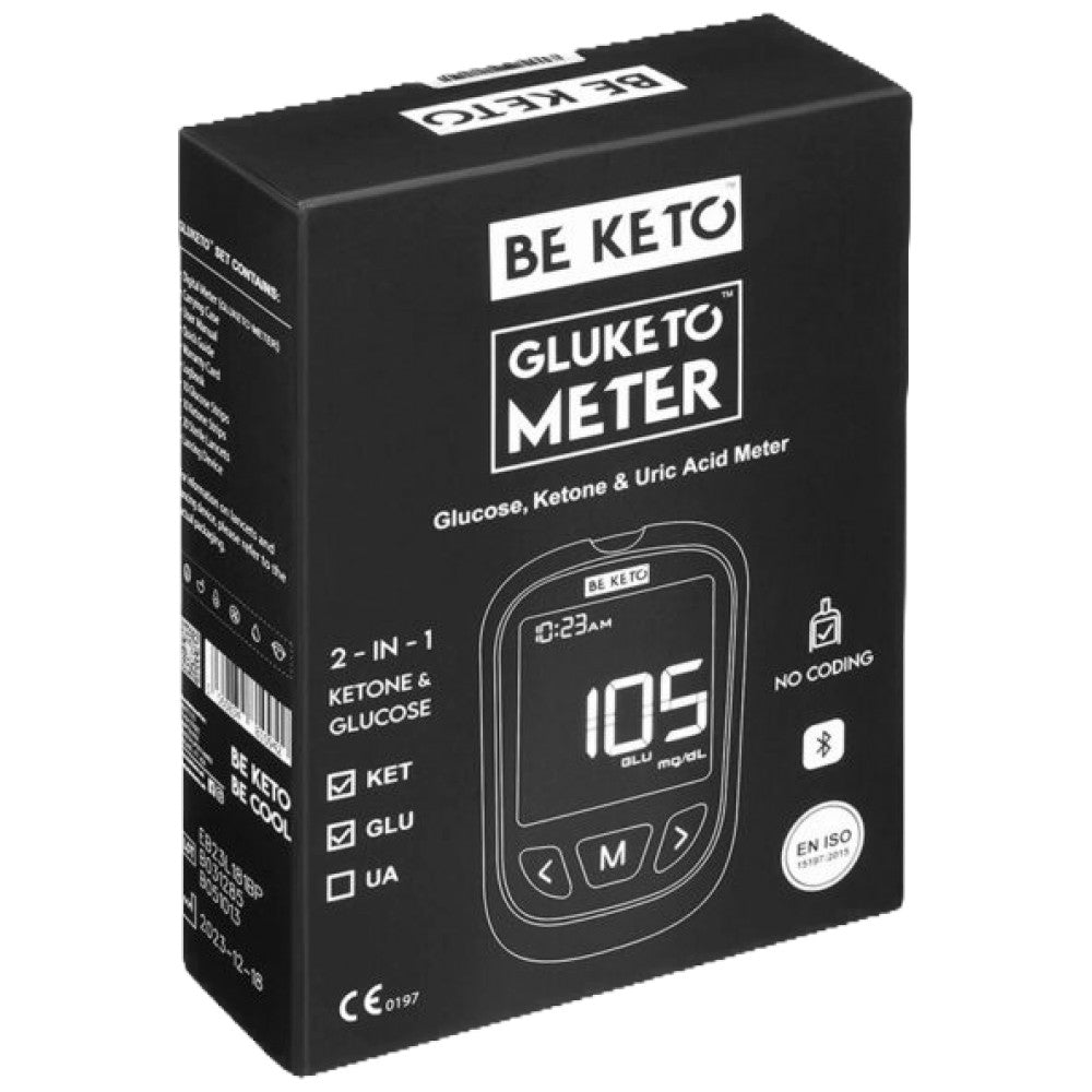 GluKeto Meter – Glicemia & Misuratore di chetoni | Pacchetto iniziale
