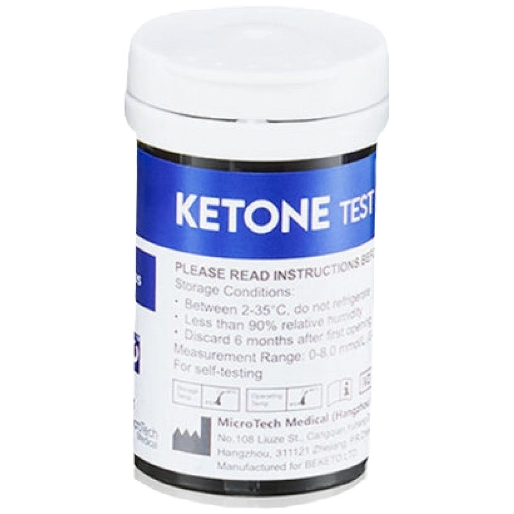 GluKeto Meter – Strisce per test sui chetoni - 50 pz.