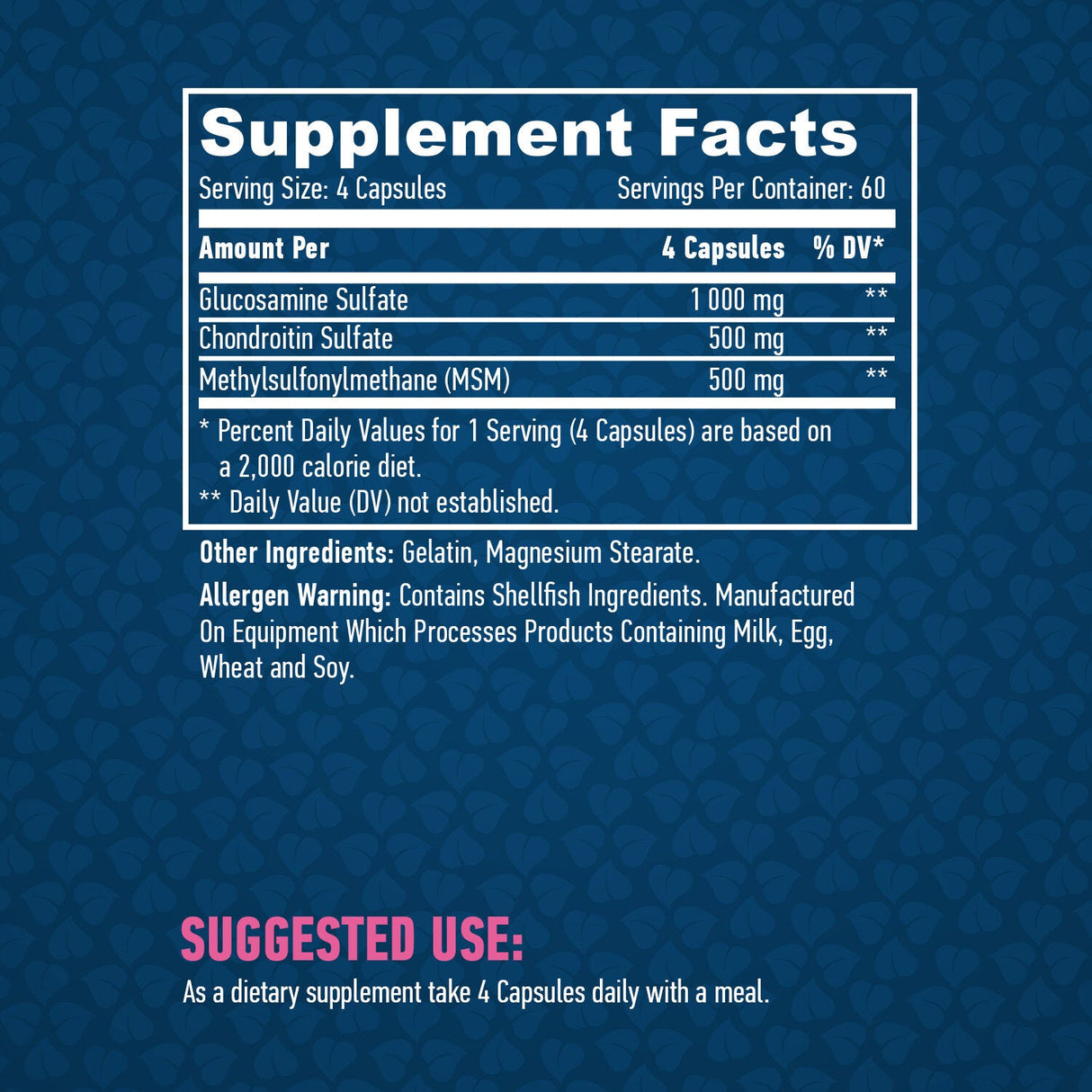 Glucosamina Condroitina & Complesso MSM/240 capsule.